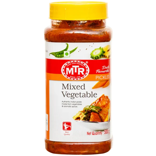 Renuka Mixed Vegetable Pickle (500g) – A Tangy & Spicy Medley of Flavors