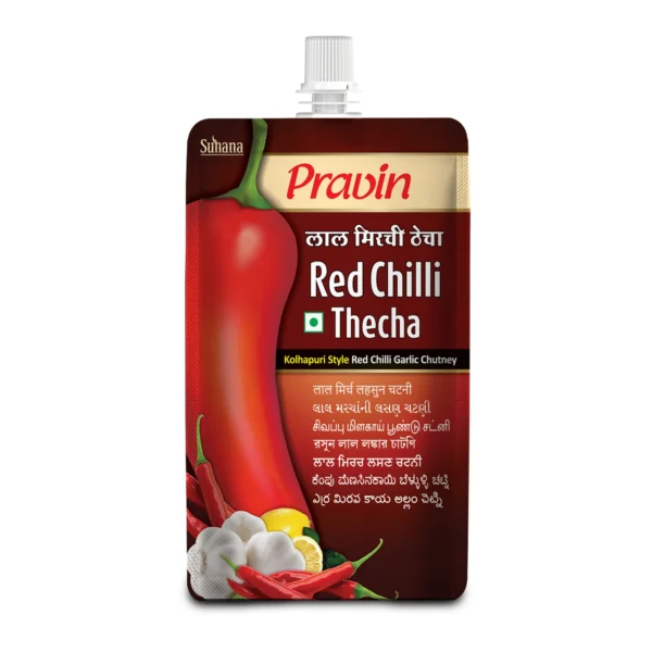 Renuka Red Chilli Thecha Pouch (100gm) – Spicy & Bold Indian Condiment