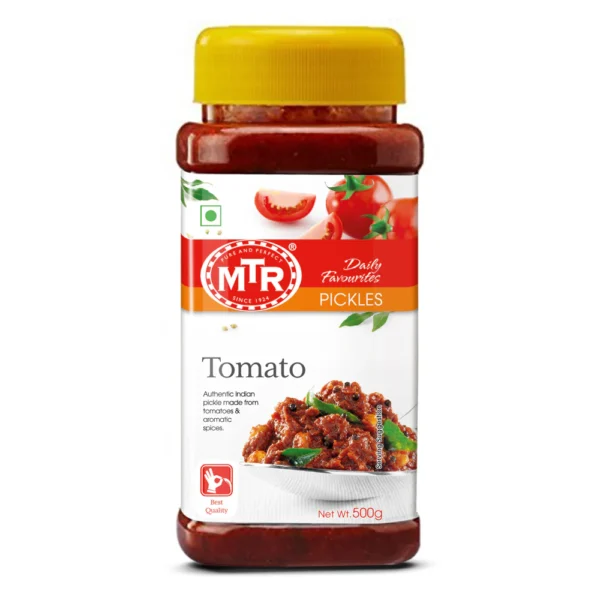 Renuka Tomato Pickle (500g) – Tangy, Spicy & Flavorful Indian Delight